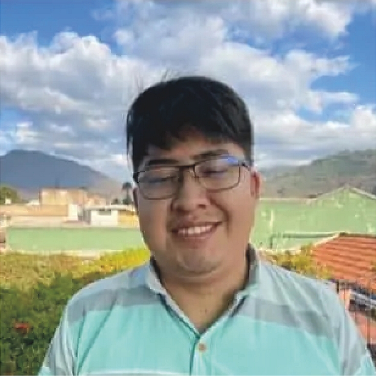 Outdoor eyeglasses on cloudy blue sky