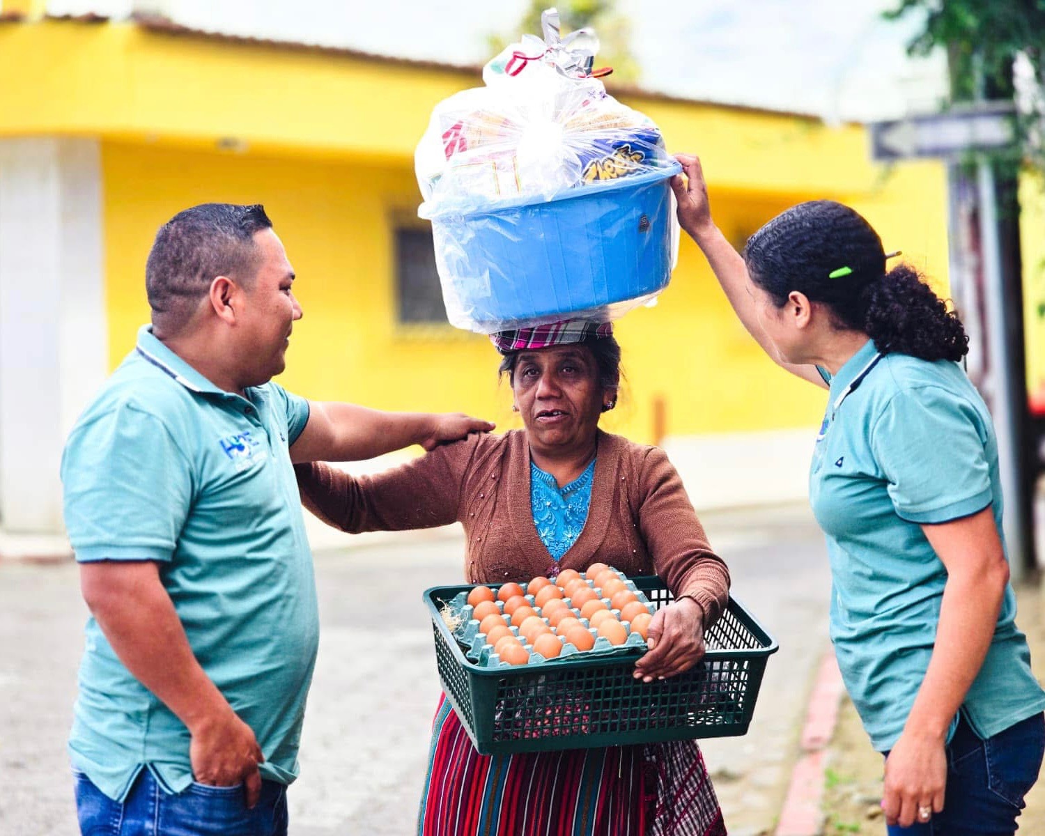 People cooking, eating, and drinking